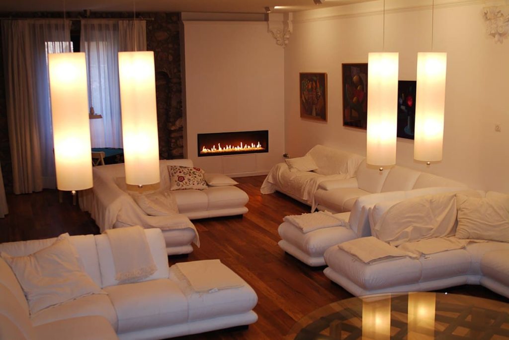 chimenea de gas